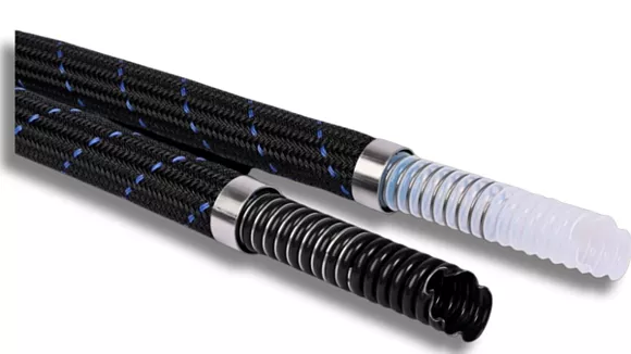 AVIFLEX®  PTFE-Wellschläuche mit Polypropylen Geflecht