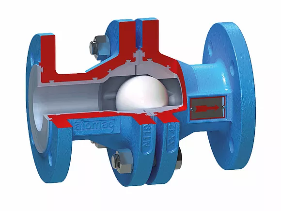 ATOMAC Kugelrückschlagventil Typ ARV2 Typ ARV2